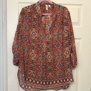 Tacera Paisley Blouse